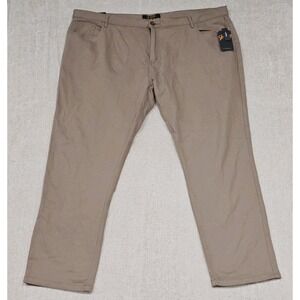 NWT Johnny Bigg Khaki Pants Color Sand Murphy Knit Chino Men's Size 50"x30"